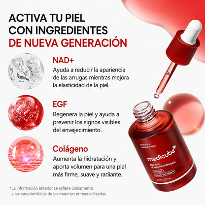 Serum Medicube NAD+ Reafirmante Antiedad